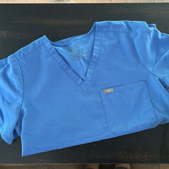 FIGS Women Ceil Blue Catarina(M)/Zamora(L) Set - Picture 2 of 7